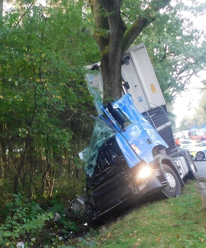 POL-HK: Bispingen: Tödlicher Verkehrsunfall auf der B 209