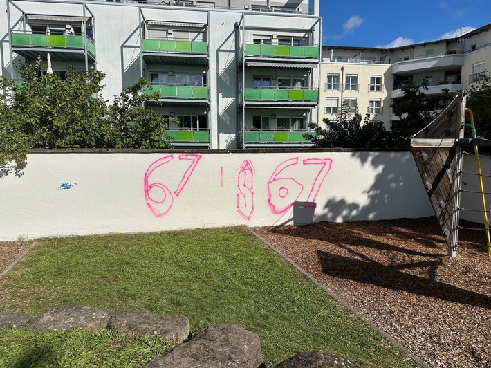 POL-PDLU: Sachbeschädigung durch Graffiti