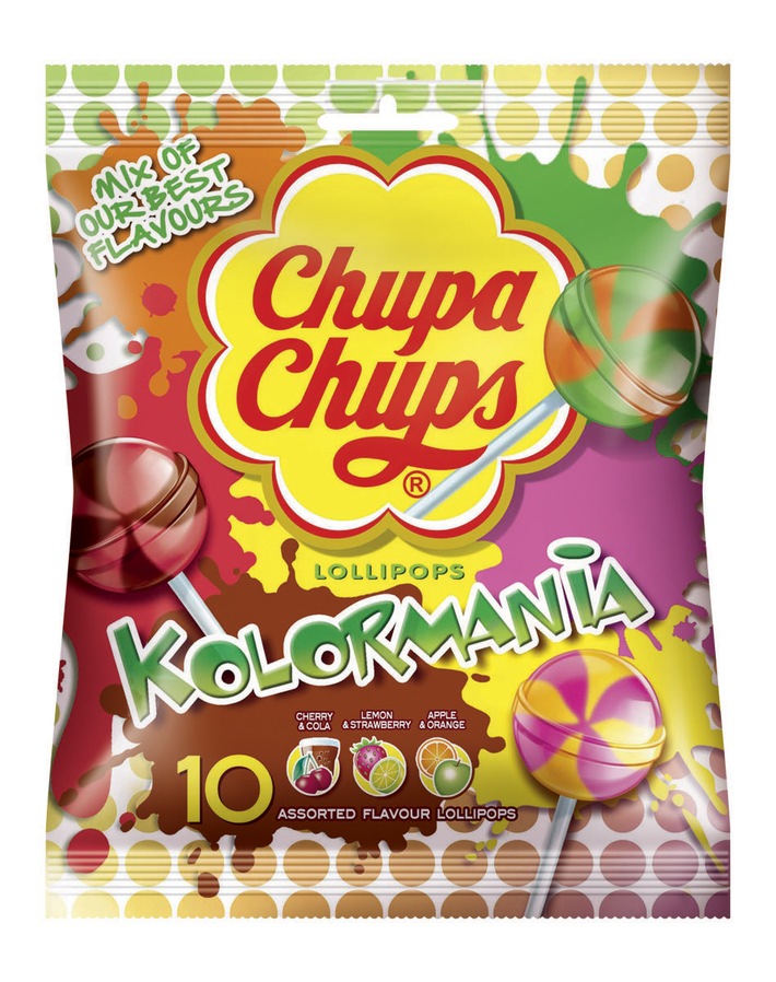 Wenn Farben komplett durchdrehen: Chupa Chups KOLORMANIA (BILD)