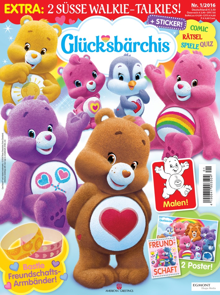 Neuerscheinung: Die Glücksbärchis heißen Euch mit ihrem neuen Magazin Willkommen im Wolkenland!