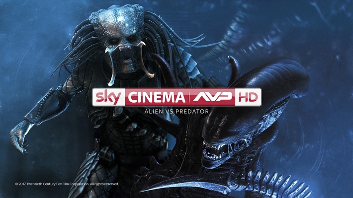 "Sky Cinema Alien vs. Predator HD": Alle Filme der legendären Monsterreihen ab Montag komplett auf einem eigenen Sender