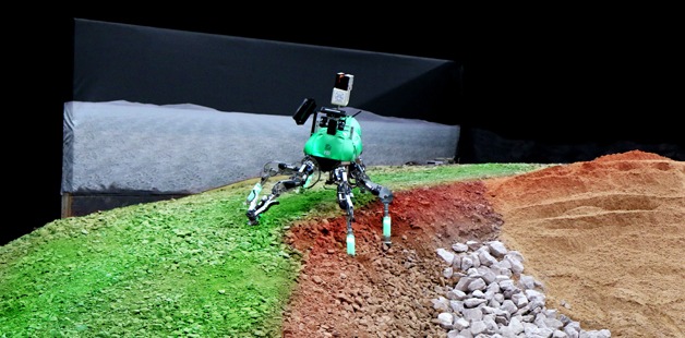 Mutige, laufende Roboter für eine autonomere Raumfahrt
