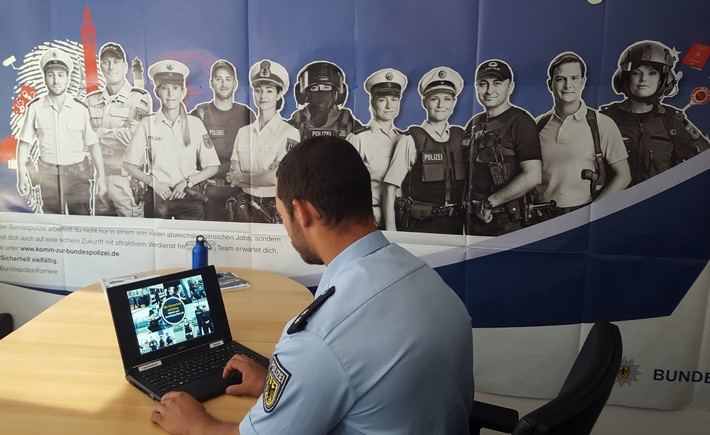 BPOLI MD: Einfach von Zuhause - Einstellungsberatung der Bundespolizei online per Video-Chat