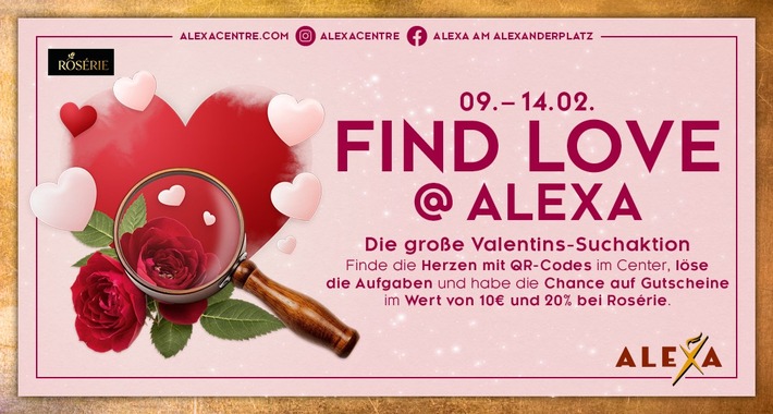 PM: Find Love @ ALEXA: Große Valentins-Suchaktion