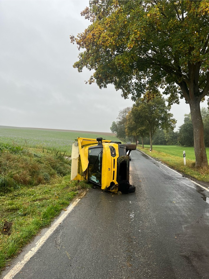 POL-HI: Verkehrsunfall fordert eine leichtverletzte Person