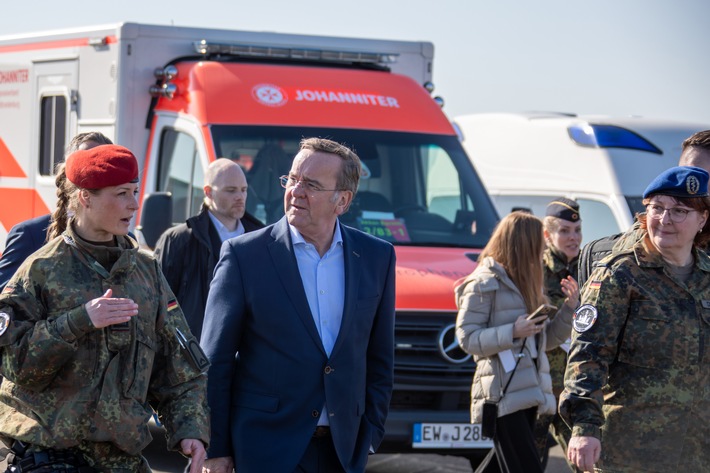 Übung "Medic Quadriga 2026": Minister informiert sich am Hub Berlin über zivil-militärische Rettungskette