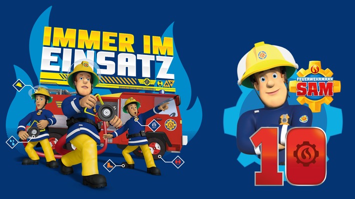 &quot;Feuerwehrmann Sam&quot;-Tag am 1. Juni bei KiKA / Neue Staffel und Filmpremiere zum zehnjährigen Jubiläum