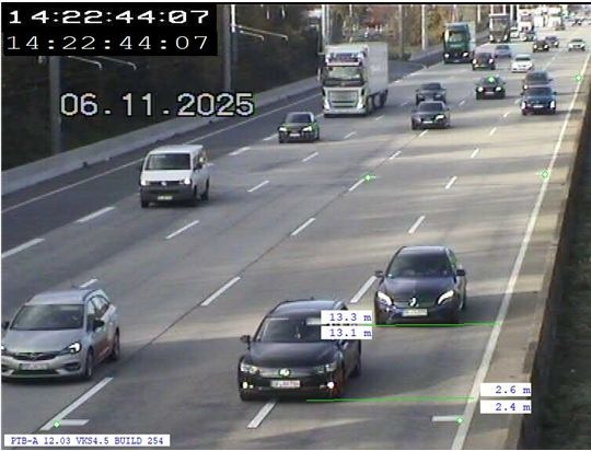 POL-DA: Darmstadt: Polizei kontrolliert Abstand auf der Autobahn/12,5 Meter zum Vordermann bei 133 km/h