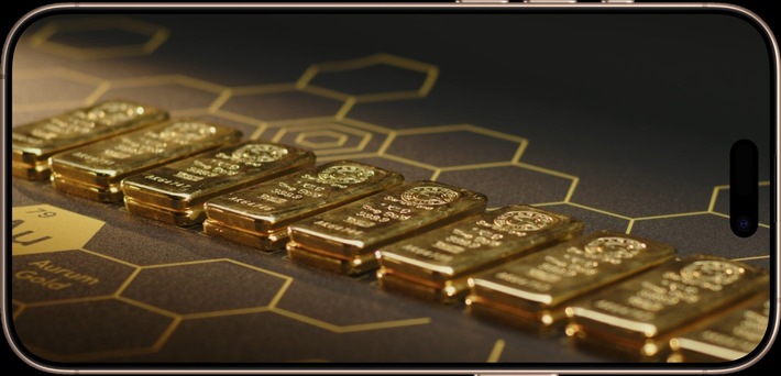 Echtes Gold übers Smartphone: Mit willbe jetzt schon ab 1 Gramm in echtes Gold investieren - per Webcam sichtbar.