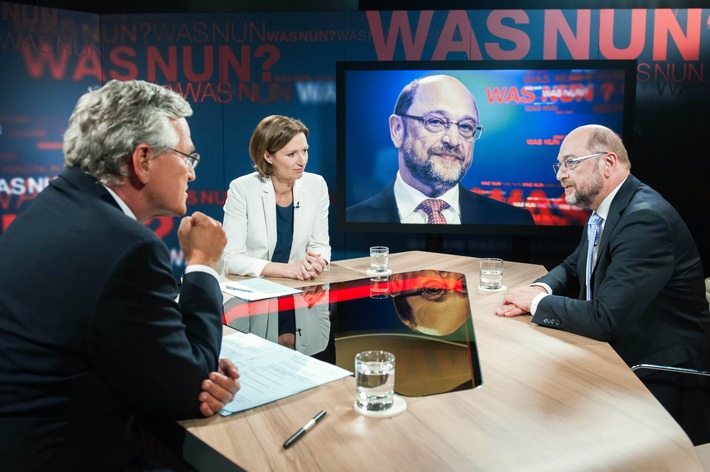 Nach Abschluss der Sondierungen: "Was nun, Herr Schulz?" im ZDF (FOTO)