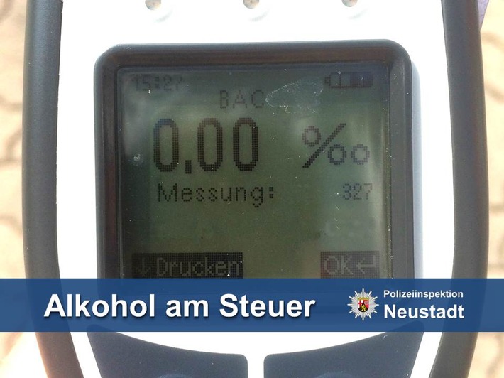 POL-PDNW: Fluchtversuch unter Alkohol und Drogen