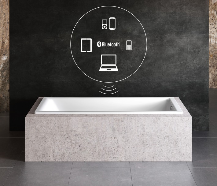 Symphonie en émail / Sound Wave de Kaldewei transforme les baignoires en caisses de résonance modernes - pour écouter de la musique classique, un livre audio ou du rock