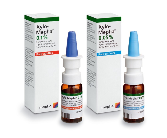 Xylo-Mepha - le spray nasal sans agent conservateur