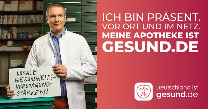 &quot;Meine Apotheke ist gesund.de&quot; - Die zentrale Gesundheitsplattform gesund.de startet B2B-Kampagne