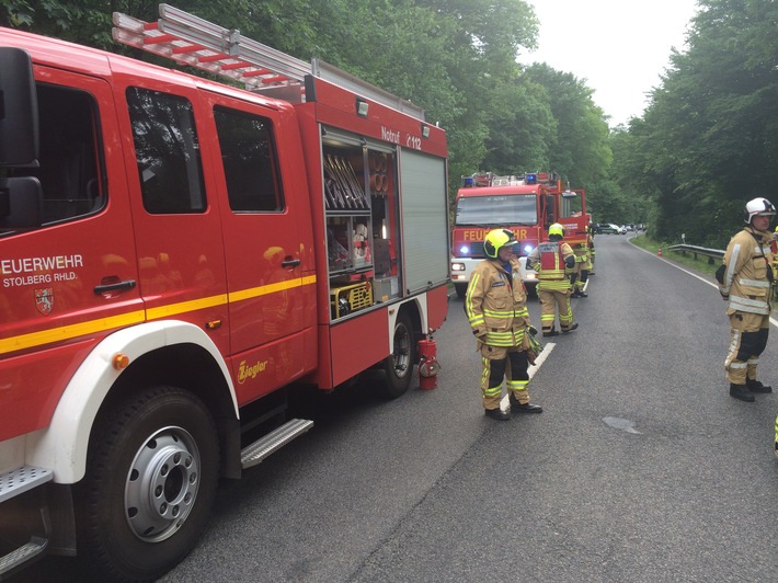 FW-Stolberg: Tragischer Verkehrsunfall