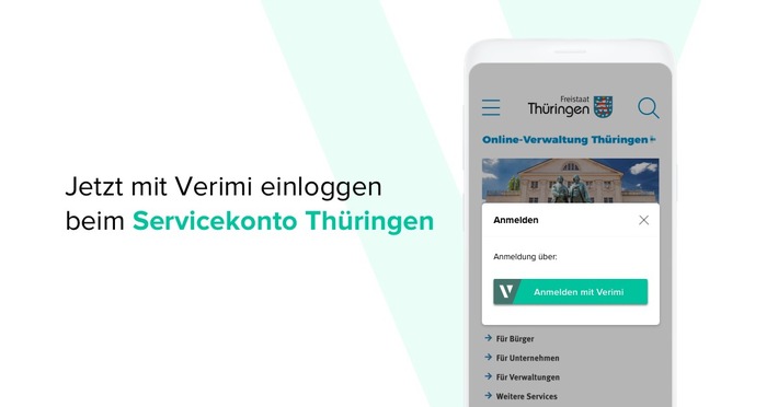 Sicherer Zugang zur digitalen Verwaltung Thüringens mit Verimi