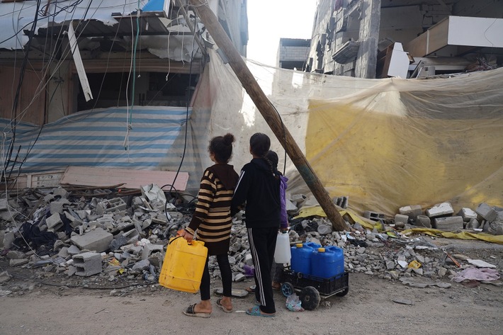 UNICEF: Kinder im Gazastreifen haben nur noch Zugang zu zehn Prozent ihres normalen Wasserverbrauchs