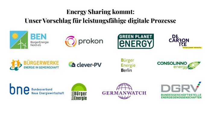 Energy Sharing sofort umsetzbar: Bürgerenergie-Allianz fordert pragmatische Lösung und kritisiert Beschränkung auf BDEW-Modell