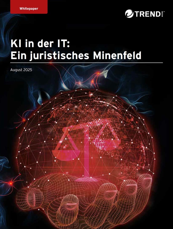 Pressemitteilung: Neues Whitepaper von Trend Micro erklärt rechtliche Fallstricke beim Einsatz von KI