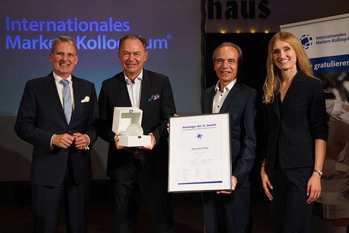 Almdudler-CEO Mag. Gerhard Schilling mit dem Award des Internationalen Marken-Kolloquiums 2025 ausgezeichnet