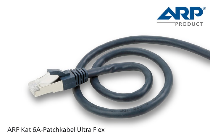 Schnell und flexibel: Die neuen Kat 6A-Patchkabel Ultra Flex von ARP (BILD)