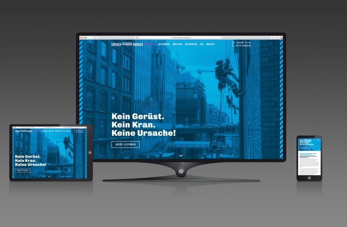 Website Relaunch für die Industrie Kletterer Hamburg