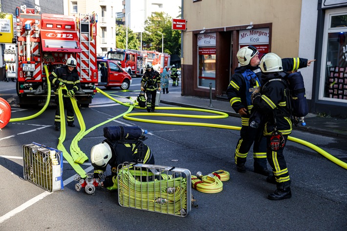 FW-MK: Küchenbrand in der Altstadt