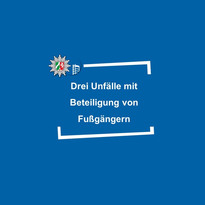 POL-OB: Drei Unfälle mit Beteiligung von Fußgängern