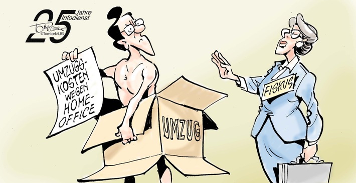 Zweites Arbeitszimmer / Keine Werbungskosten für Umzug in größere Wohnung