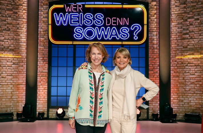 Uschi Glas und Gaby Dohm bei "Wer weiß denn sowas?" / Das Wissensquiz vom 27. bis 31. März 2023, um 18:00 Uhr im Ersten