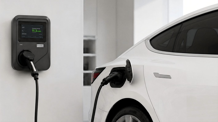 Die Wallbox hört auf das Netz / Rheidon Tech präsentiert die neue Wallbox WB700 auf der Power2Drive Europe 2026