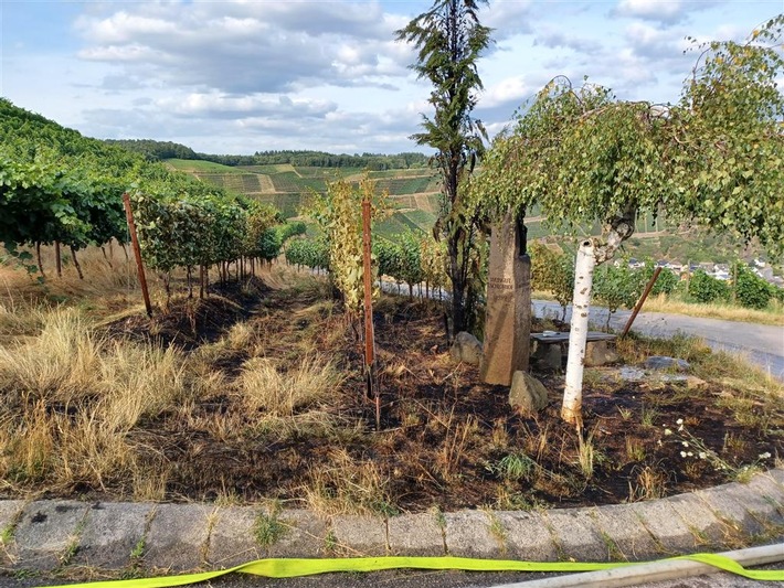 POL-PDMY: Brand im Weinberg oberhalb von Dernau