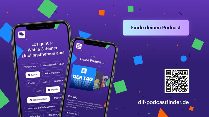It’s a match: Der Dlf Podcastfinder ist online