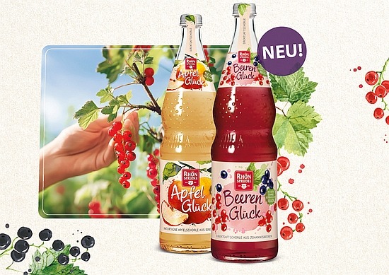 Presseinformation: Neuprodukt RhönSprudel BeerenGlück