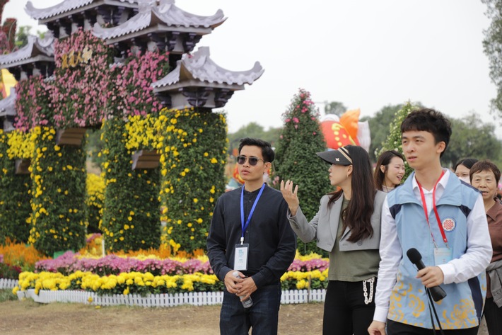 CICG: Besuch des &quot;Blumenmeers&quot; in Zhongshan