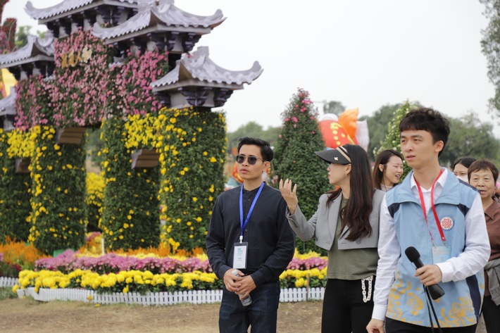 CICG: Besuch des "Blumenmeers" in Zhongshan