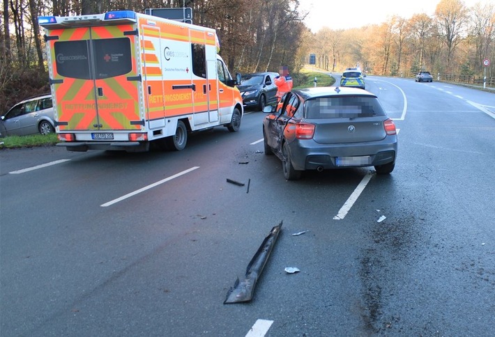 POL-COE: Olfen, Eversumer Straße/ Autos kollidieren