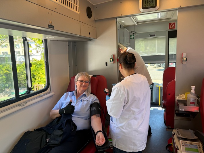 POL-DN: Blutspendeaktion der Polizei Düren - Gemeinsam ein Zeichen gesetzt