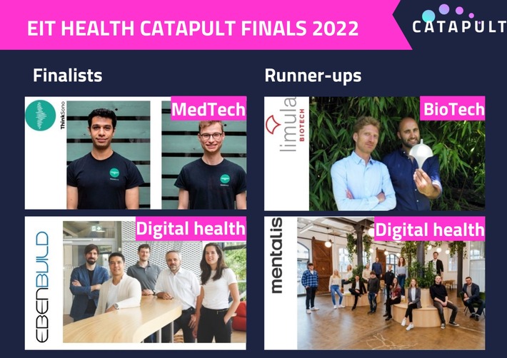 EIT Health Catapult: Vier Start-ups aus Deutschland und der Schweiz im Finale