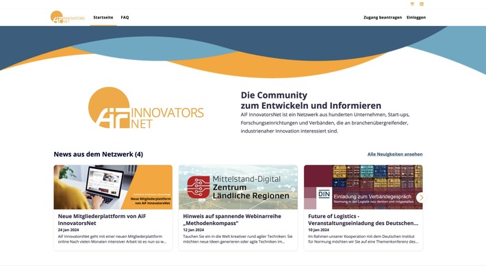 PM: AiF InnovatorsNet - „Tinder“ von Innovatoren für Innovatoren
