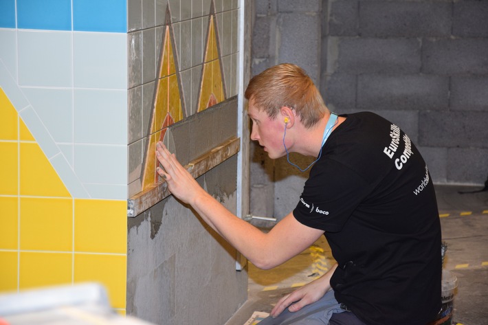 Baugewerbe: Tim Welberg gewinnt Goldmedaille bei der EuroSkills 2016