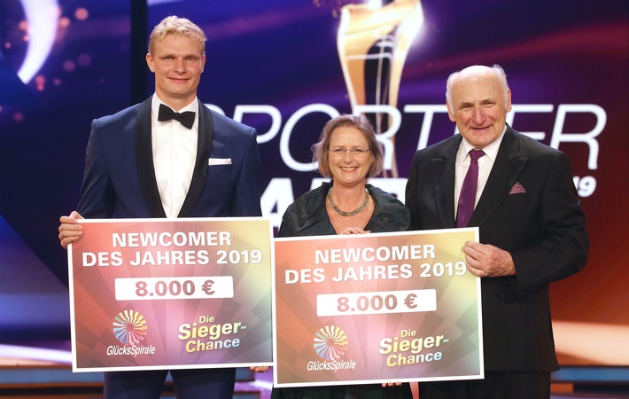 GlücksSpirale-Zusatzlotterie &quot;Die Sieger-Chance&quot; kürt Ruder-Weltmeister Oliver Zeidler zum Newcomer des Jahres 2019