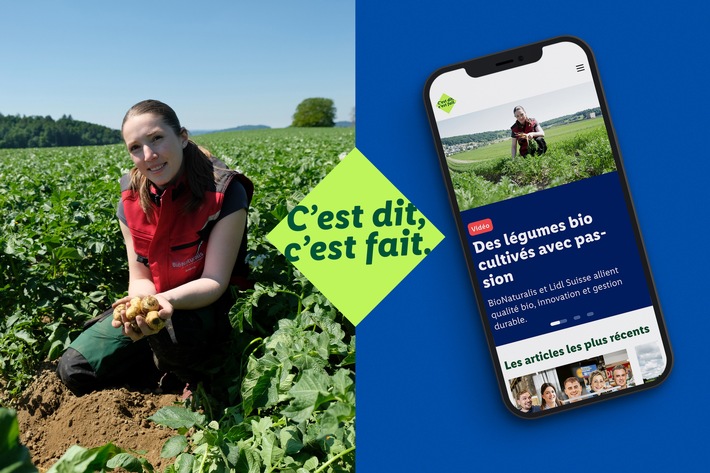 Lidl Suisse continue de miser sur la durabilité et lance un nouveau site Internet