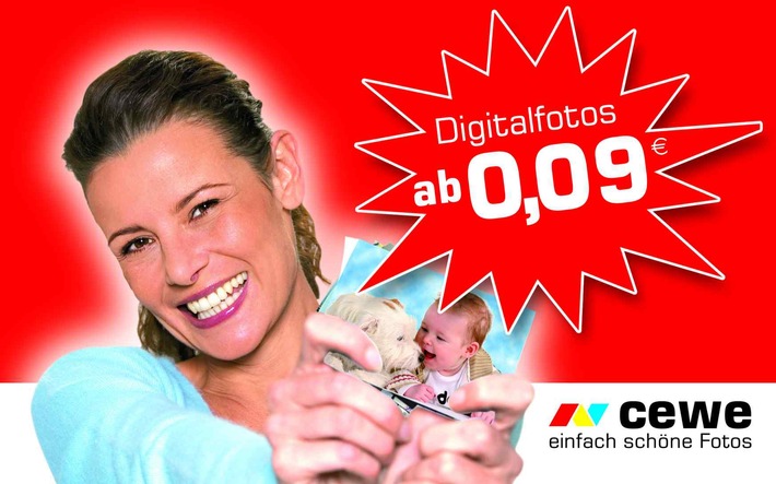 Digitalfotos von cewe jetzt schon ab 0,09 Euro