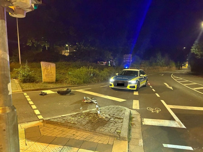 POL-PDLU: Speyer - Verkehrsunfall aufgrund eines medizinischen Notfalls