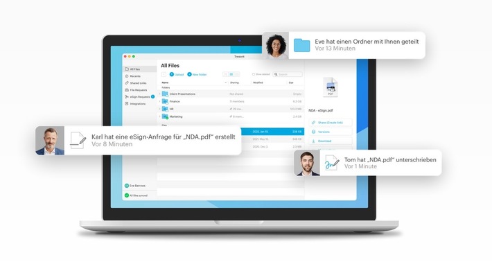 forsa-Studie im Auftrag von Tresorit zeigt: Großes Potenzial für Effizienzgewinn durch E-Signaturen in deutschen Unternehmen