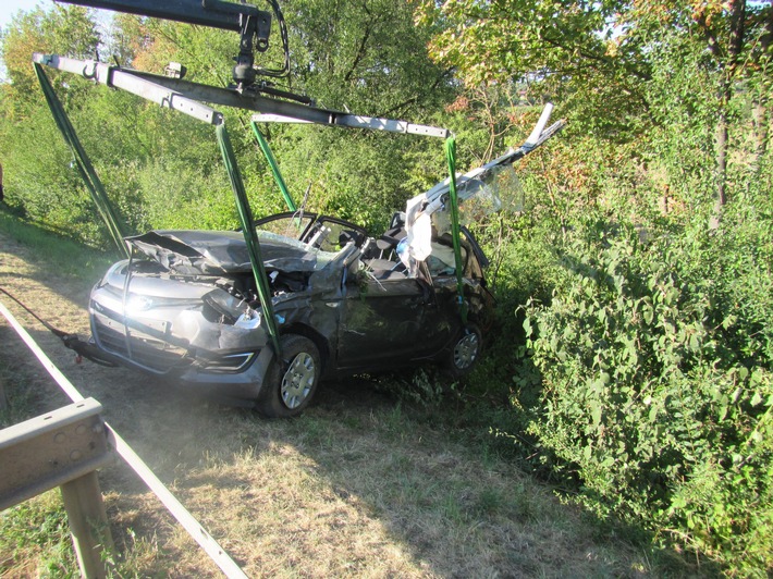 POL-VDMZ: Unfall mit Personenschaden - A61 FR Koblenz AS Worms-Mörstadt