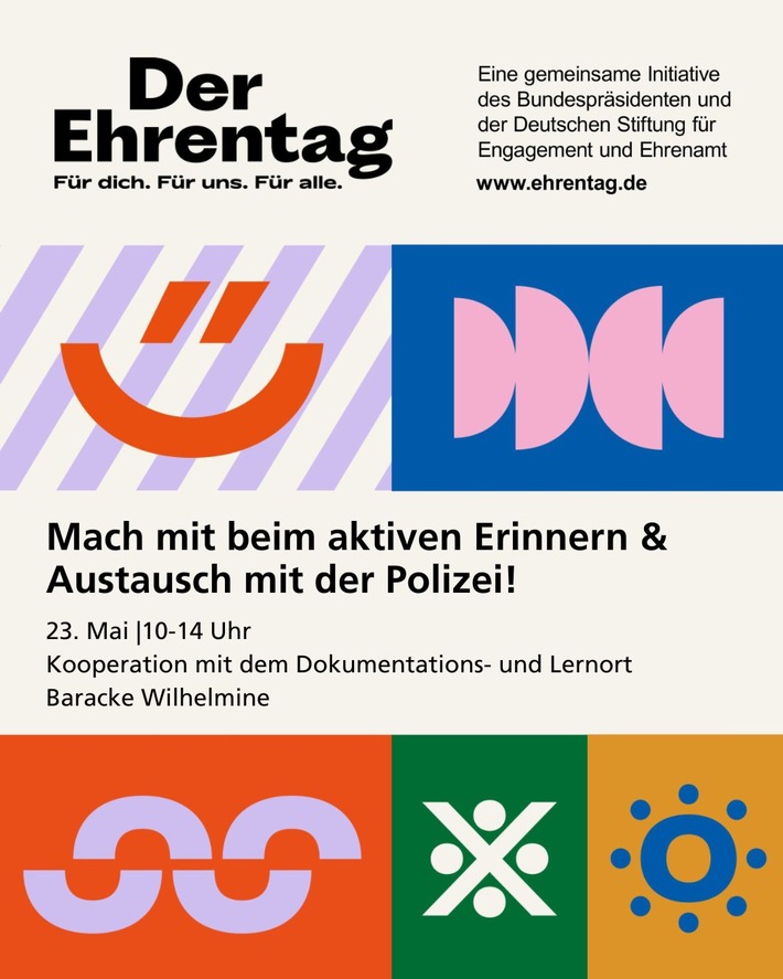POL-VER: Ehrentag 2026: Baracke Wilhelmine und Polizei Verden/Osterholz laden zum gemeinsamen Austausch in die Baracke ein