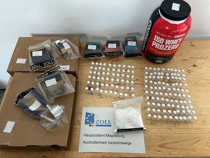 HZA-MD: Dopingsünder mit Amphetaminen erwischt / Zöllner entdecken neben Dopingmitteln noch Amphetamine
