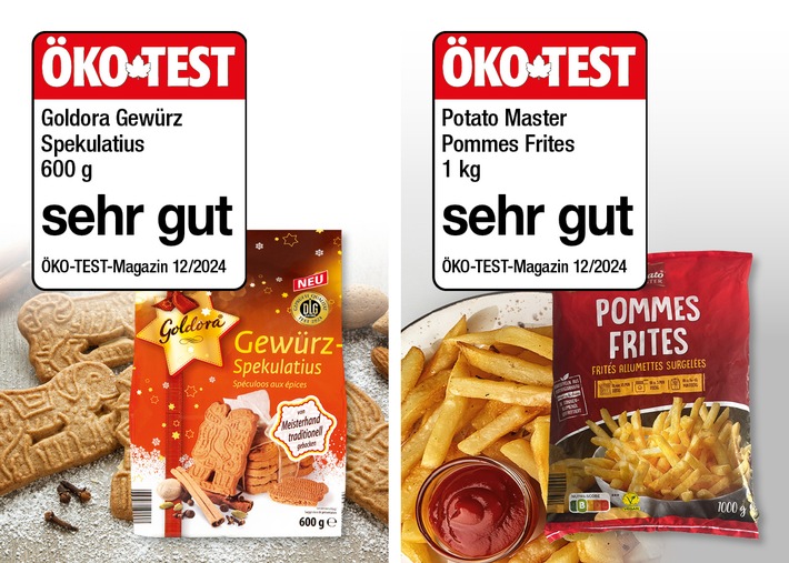 Ausgezeichnete Weihnachten: Gewürz-Spekulatius von NORMA-Eigenmarke GOLDORA schneiden im ÖKO-TEST mit Bestnote "sehr gut" ab / Verbrauchertests unterstreichen hohe Discount-Qualität